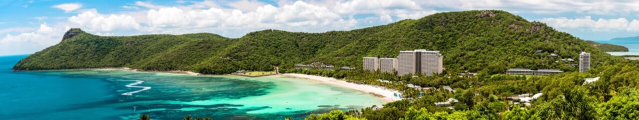 panoramic view of Hamilton Island Resort Queensland Australia