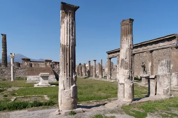 Papier Peint photo autocollant Rudnes Pompeii ruins, UNESCO World Heritage Site, Italy