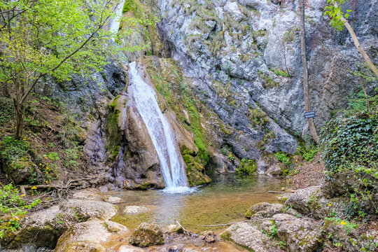 Susara Waterfall in Cheile Nerei - Nera Gorges - National Park, Romania, Europe
