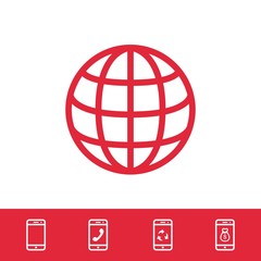 web icon stock vector illustration flat design