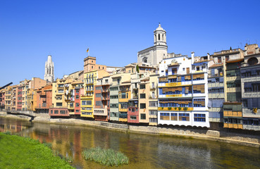 Fototapeta na wymiar Girona, Catalonia, Spain 