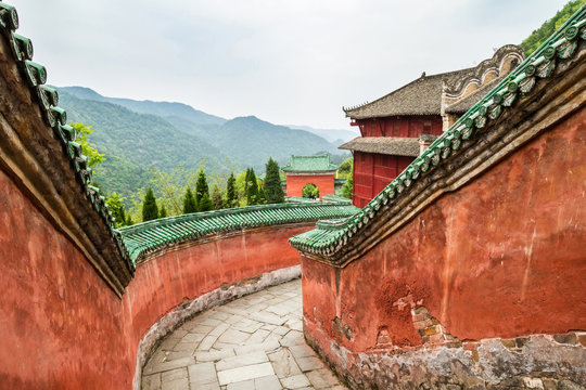 China, the Wudang monastery, Fu Zhen temple