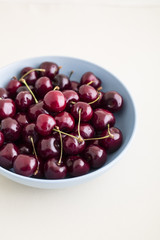 Sweet cherries as a background full frame