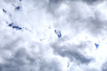 The sky in the clouds