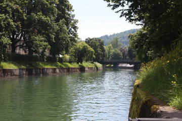Fototapeta na wymiar Ljubljanica river, Ljubljana, Slovenia