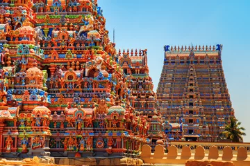Peel and stick wall murals Place of worship Temple of Sri Ranganathaswamy in Trichy.