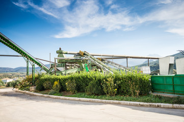 Fototapeta na wymiar olive oil industry in Cordoba, Spain