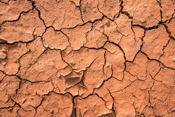 soil floor arid area background on top view