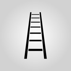 Ladder icon. Up, stair symbol. Flat design. Stock - Vector illustration