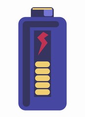 Blue colored energy element