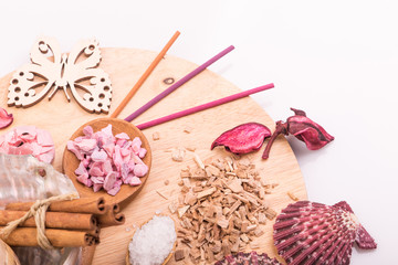 Salt for bath, aromatherapy, medical cosmetology, spa care