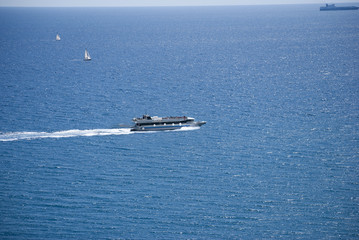 Obraz premium Passegers ferry sailing