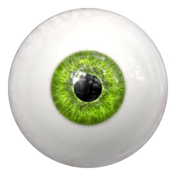 Green Human Eye Ball