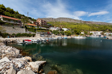 Fototapeta na wymiar Adriatic sea - Makarska Riviera (nearby Makarska), Dalmatia, Croatia