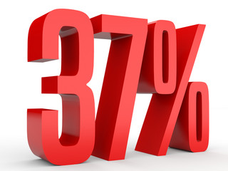 Thirty seven percent off. Discount 37 %.