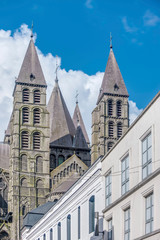 Fototapeta na wymiar Cathedral of Our Lady of Tournai in Belgium