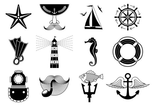 Marine Icons Set