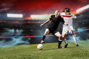 Naklejka premium the football game