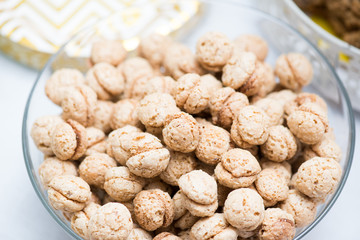 Candy bar on wedding ceremony