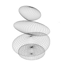 Spa stones. 3D illustration