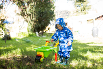im großem Garten