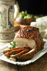 Beer braised pork