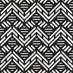 Vector seamless trendy pattern. Modern stylish repeating texture. Repeating geometric lattice