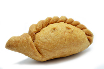 Curry puff isolated on white background