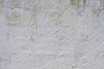 White wall  with putty brush strokes