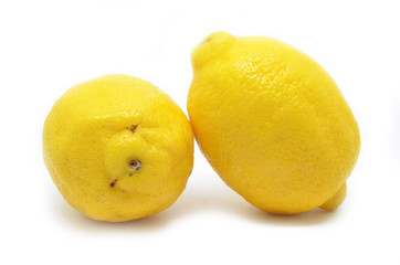 Lemon isolated on white background