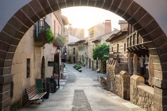 Street in the Spanish town, Spain