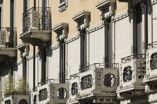 Milan (Italy): Buildings In Via Piero Della Francesca