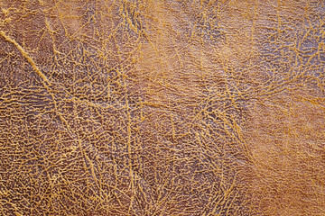Brown old leather textured background
