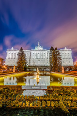 The Sabatini Gardens in Madrid, Spain.