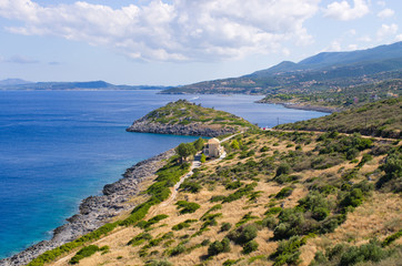 Coastline of Zakynthos island, Greece