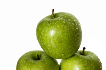 Close up of green apples