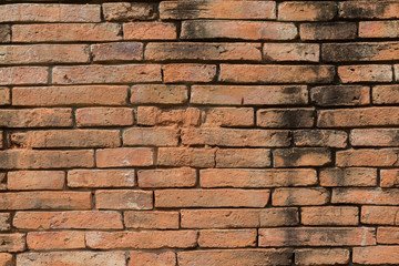 Obraz premium Grunge brick wall background. Background of old vintage brick wall