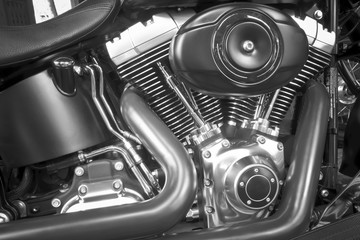 Motorcycle engine details