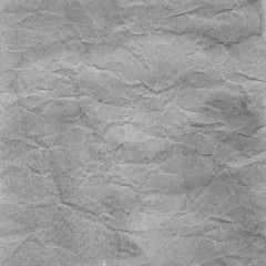 Gray crumpled paper for background