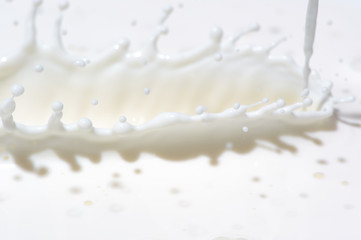 Milk Splash Background