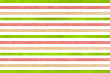 Watercolor striped background.