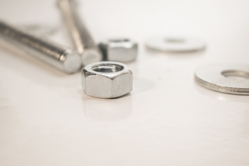 Tools on a white background