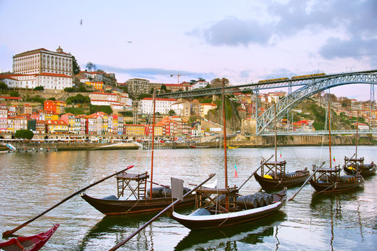 Porto iconic skyline. Portugal