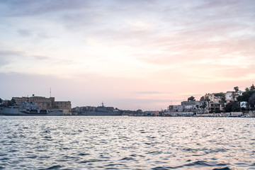 Fototapeta premium Brindisi city center, Puglia, south of Italy