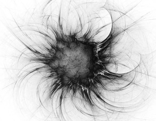 Abstract fractal illustration for creative design