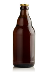 brown beer bottle