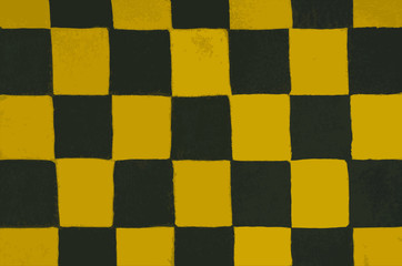 Interesting texture of a chessboard