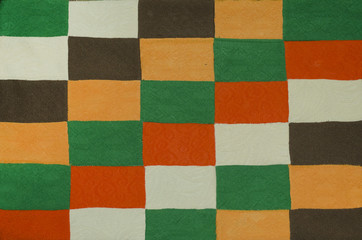  Texture with a colorful rectangular pattern.