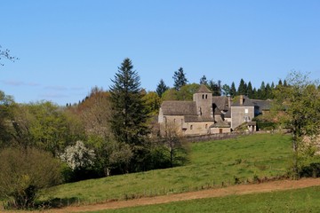 Fototapeta na wymiar Mercoeur (Corrèze) 