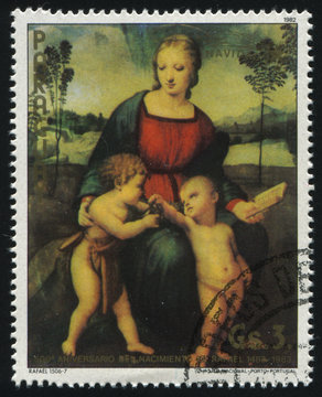 Madonna of the Goldfinch by Rafael
